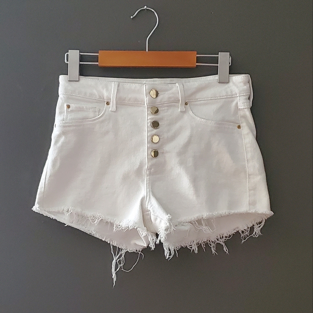 High Rise Jean Shorts